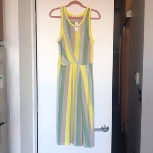 Lou & Grey striped midi dress